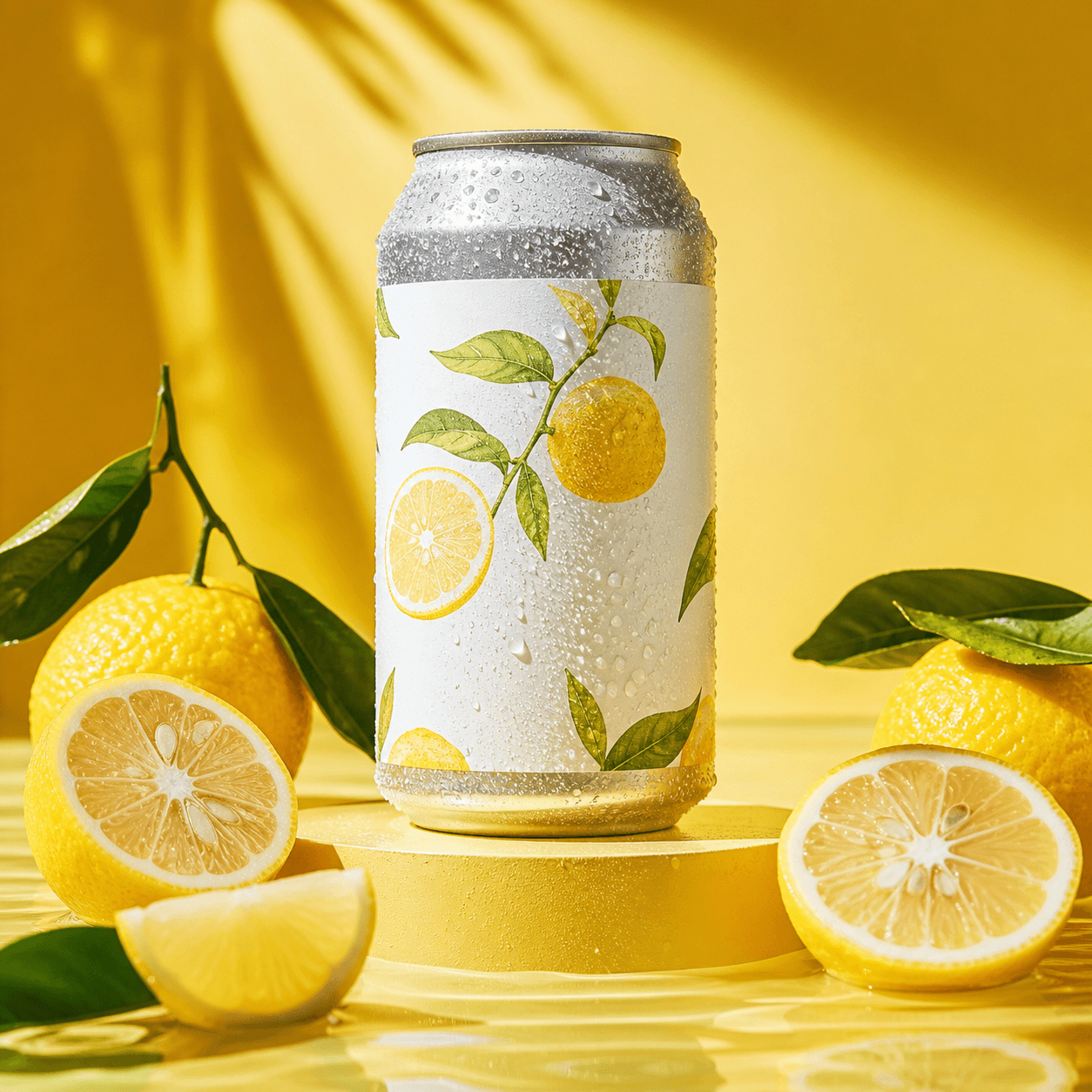 Citrus beverage campaign - CatalogScene AI product photography